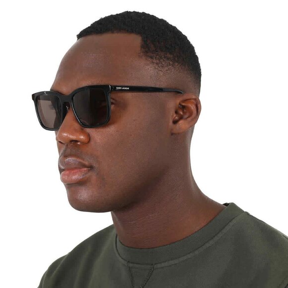 Mens Saint Laurent Black Sunglasses New - Picture 1 of 5